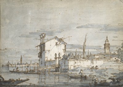 An Island in the Lagoon by Giovanni Antonio Canal
